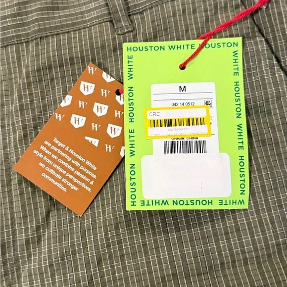 NWT Men's Green Checkered Trousers - Picture 3 of 5